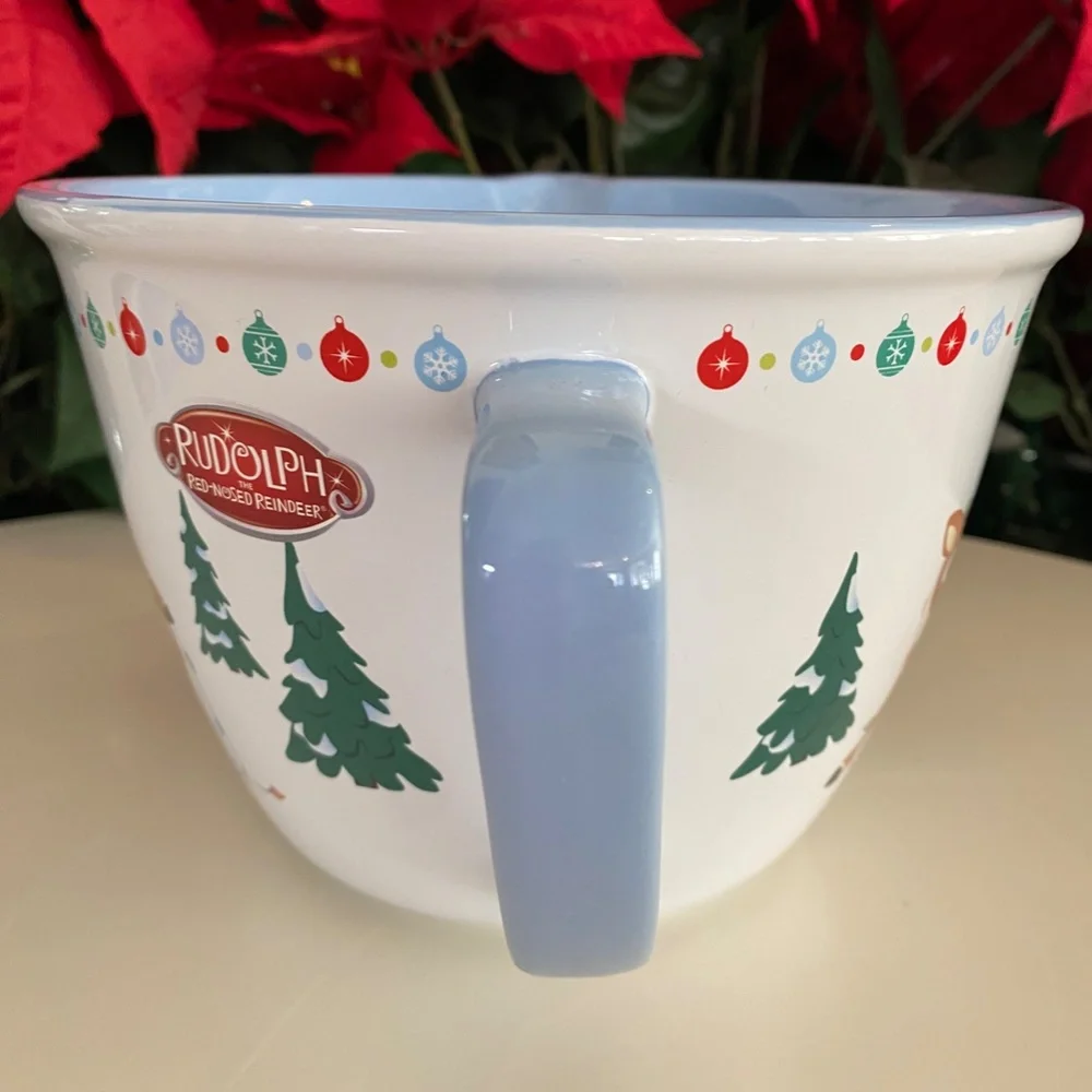 Rudolph The Red Nosed Reindeer and Clarice Mixing Bowl Christmas Brand New!